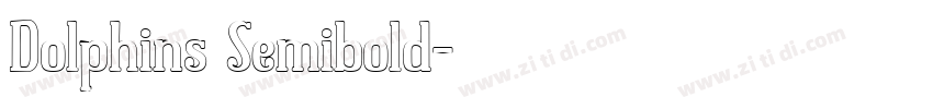 Dolphins Semibold字体转换